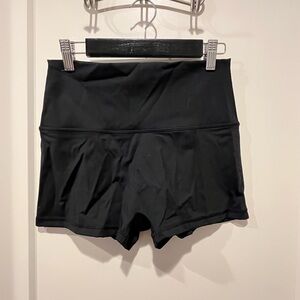 Women's Black High-Waisted Shorts